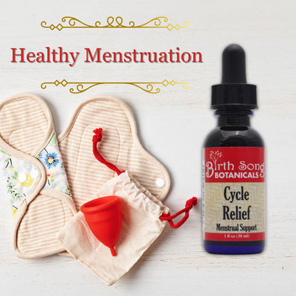 Menstrual Cycle Herbal Tincture with Cramp Bark, Natural Menstruation, and PMS Support For Women and Teens*