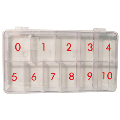 Nail Tip Box - Clear Empty