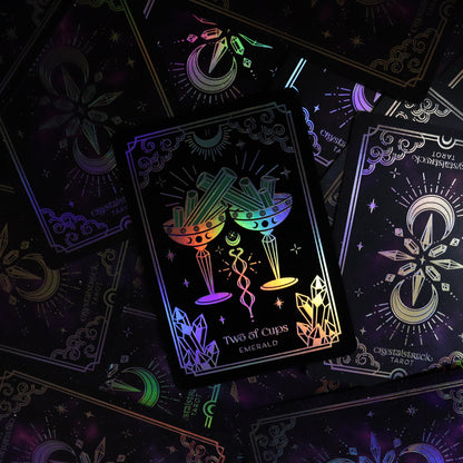 MINI Silver Crystalstruck Tarot© Card Deck