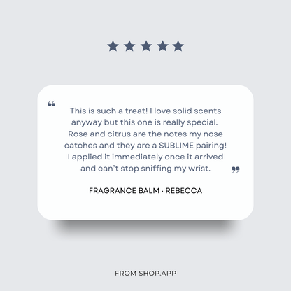 Fragrance Balm