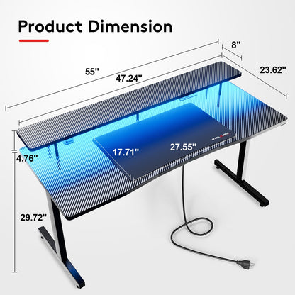T -Shaped Series Gaming Desk GTP210