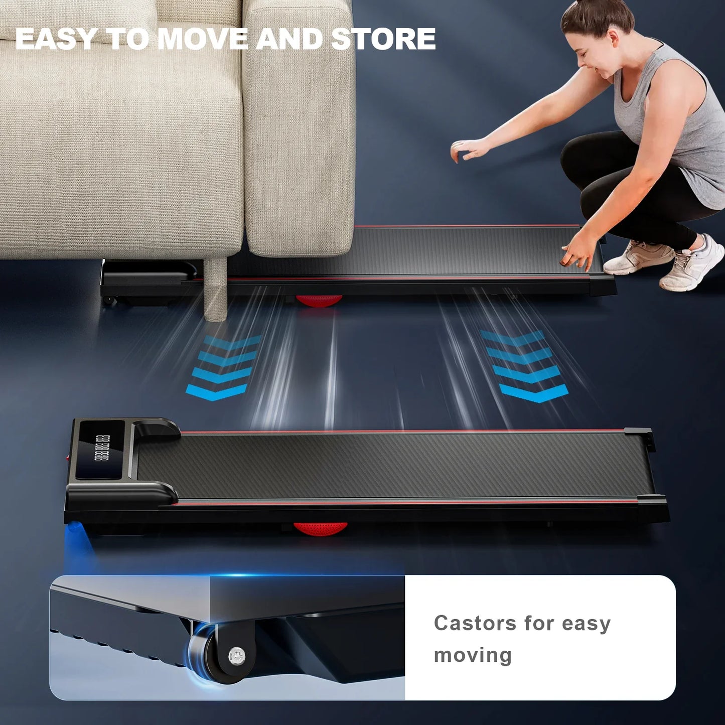 Walking Pad, Under Desk Treadmill HTM-120
