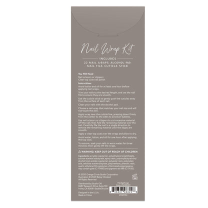 Hedgehogs Nail Wrap Kit | Porcupine Nail Care Arts Tools Accessories | On-the-go Travel Kit