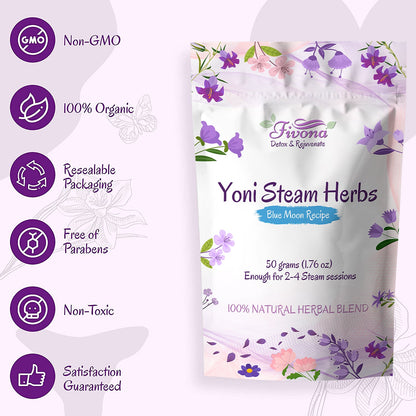 Yoni Steam Herbs | Blue Moon | 1.76oz