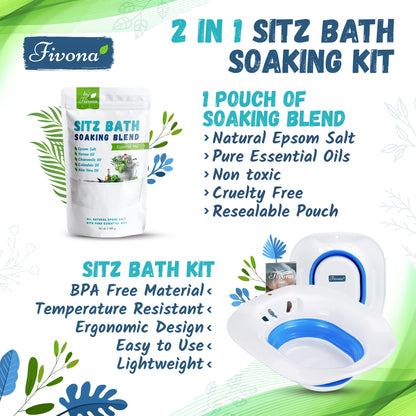 2 in 1 Sitz Bath Soaking Kit