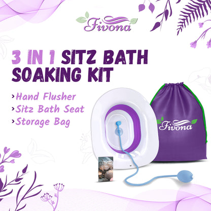 3 in 1 Sitz Bath Soaking Kit