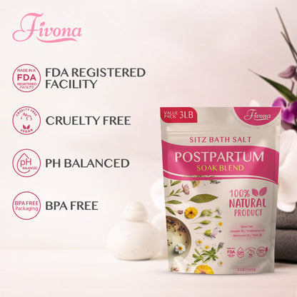 Fivona Postpartum Sitz Bath Soak Blend | 48oz