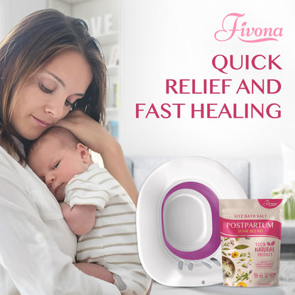 2 in 1 Sitz Bath Soak Kit for Postpartum Care