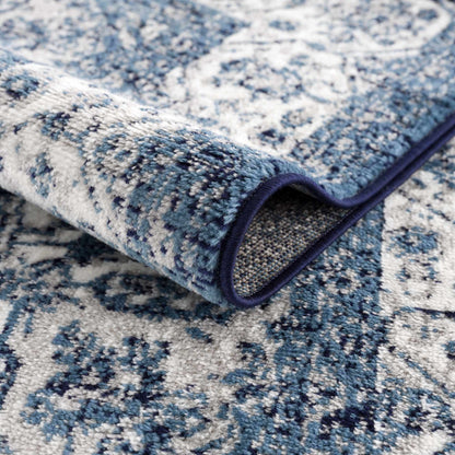 Billy Blue Medallion Rug - Promo