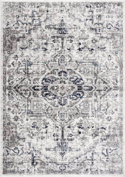Hauteloom Buenaventura Cream & Navy Area Rug - Promo
