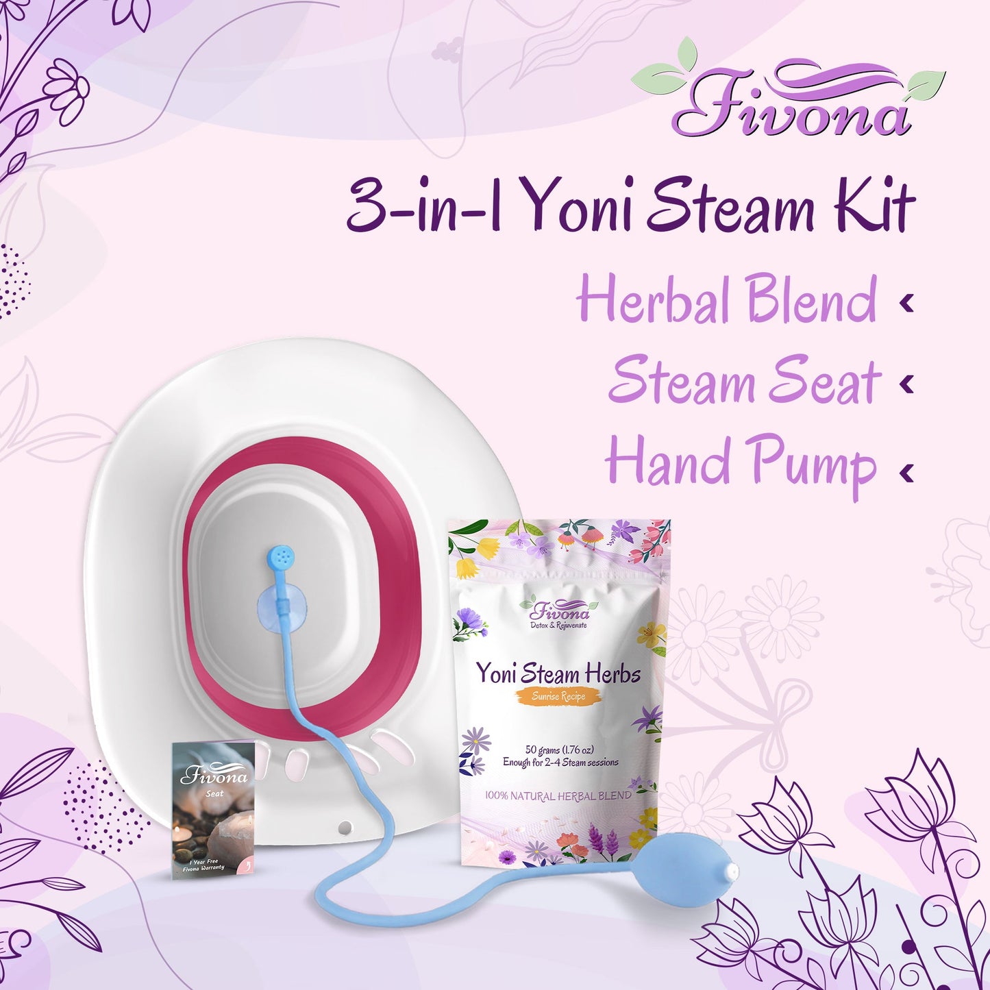 3 in 1 Yoni Steaming Kit