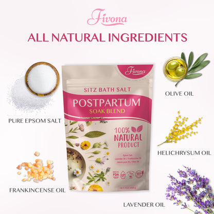 2 in 1 Sitz Bath Soak Kit for Postpartum Care