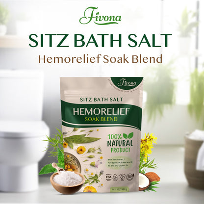 Fivona Hemorelief Sitz Bath Soak Blend | 14.1oz