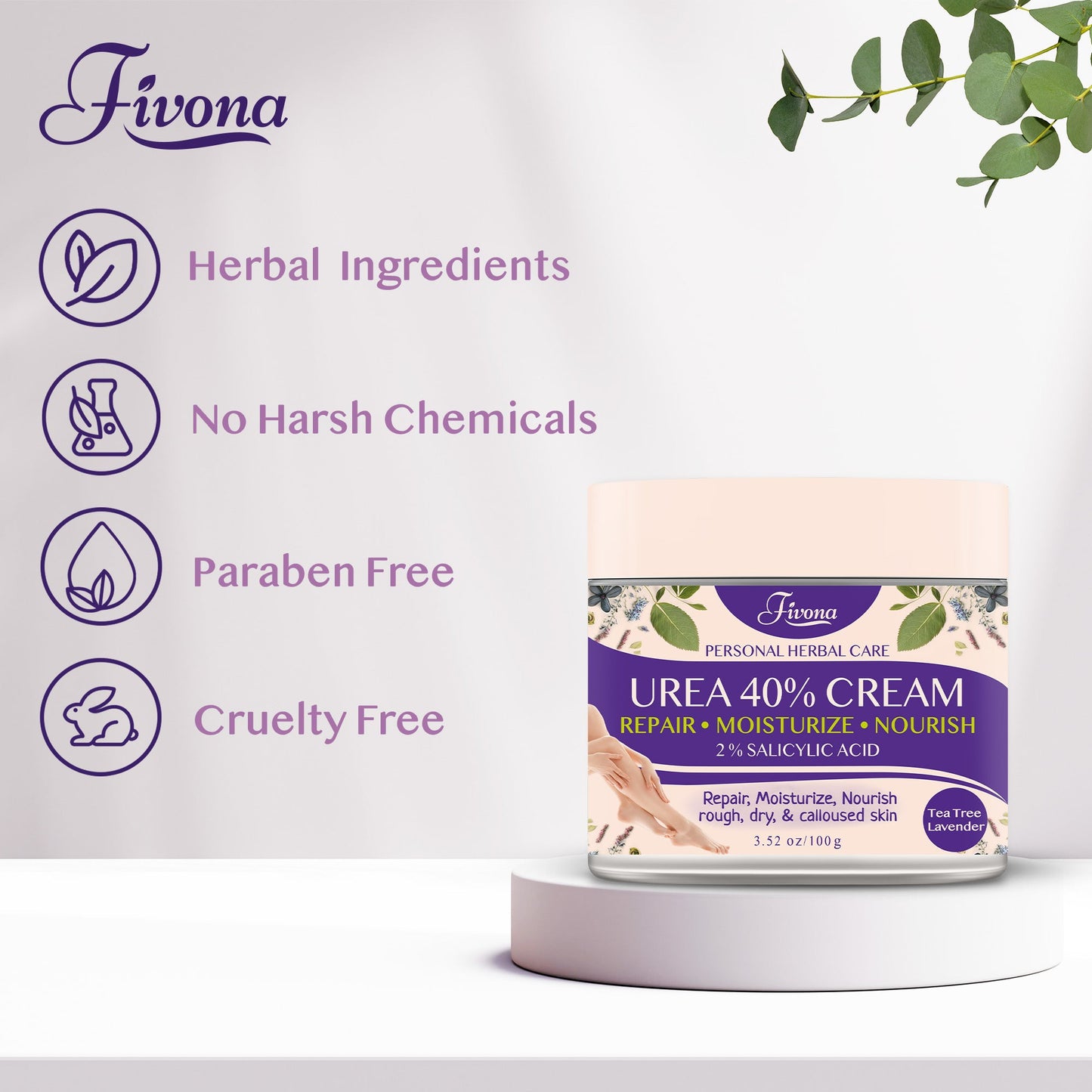 40% Urea Cream with Lavender