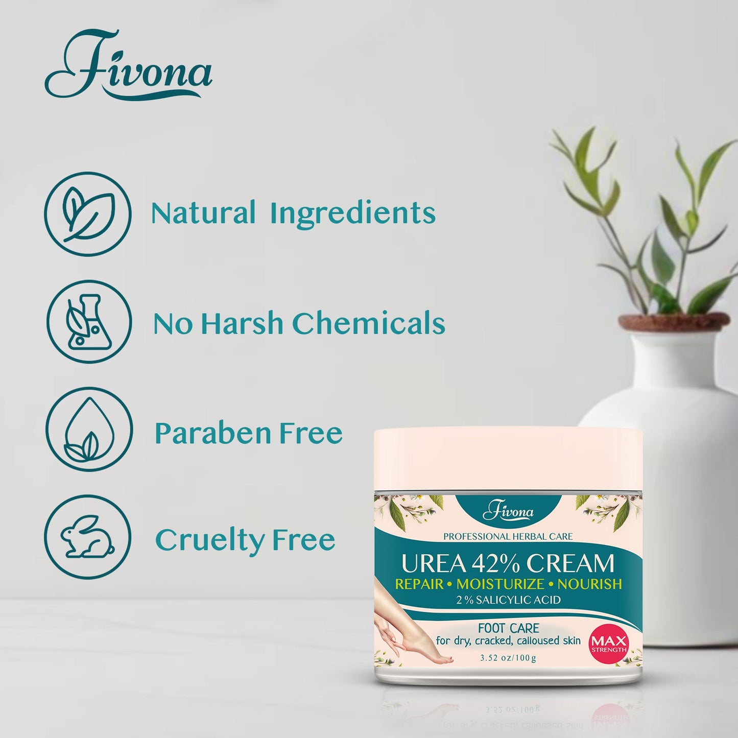 42% Urea Cream with Tea Tree