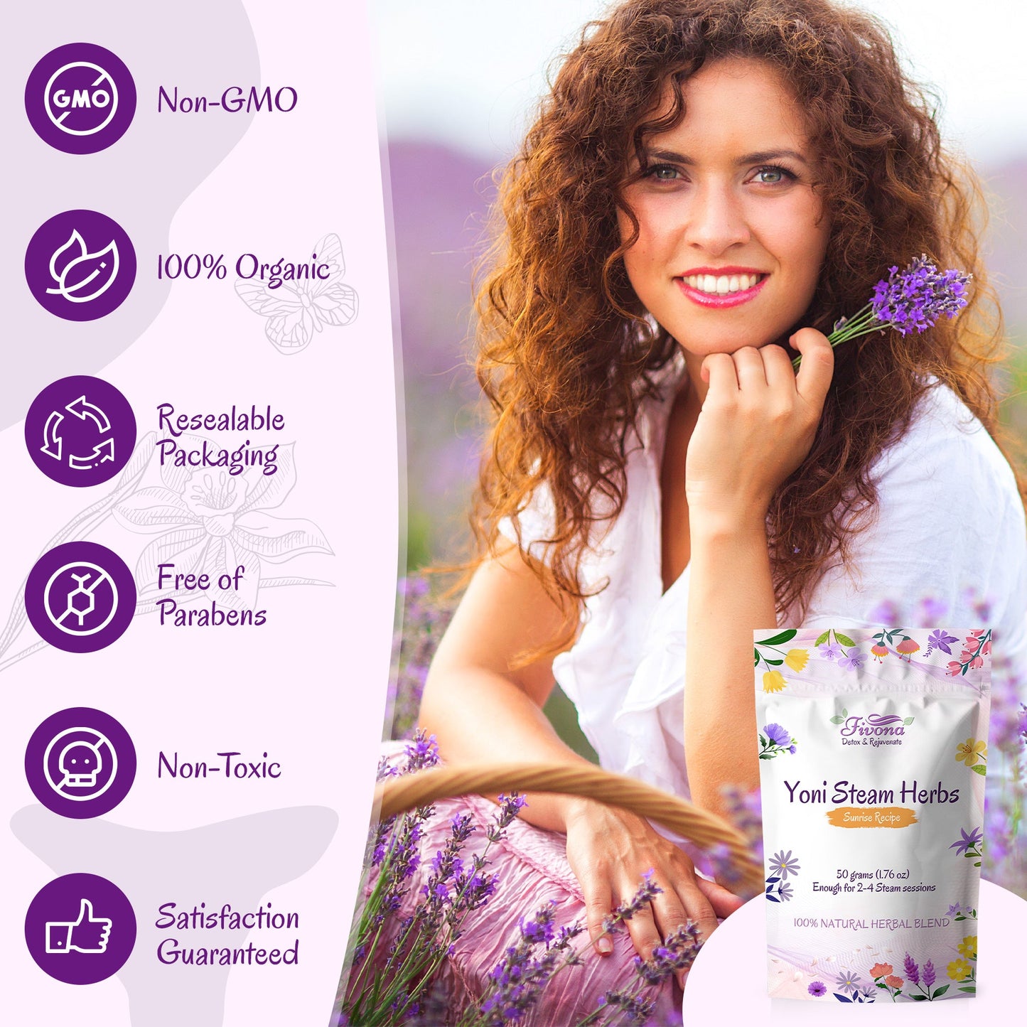 Yoni Steam Herbs | Sunrise | 1.76oz
