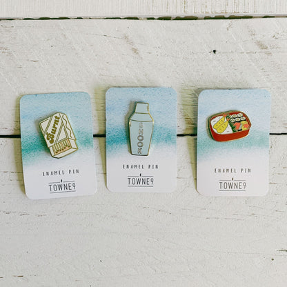 Shook Cocktail Shaker Enamel Pin
