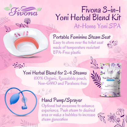 3 in 1 Yoni Steaming Kit