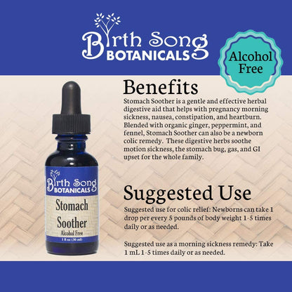 Stomach Soother Herbal Digestive Supplement Family Size 2 oz.