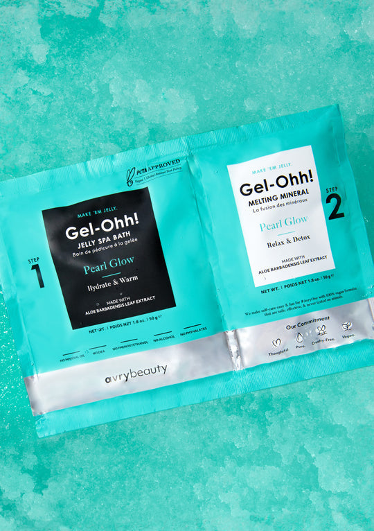 *Gel-Ohh! Jelly Spa Bath - Pearl Glow (CASE 30PC)