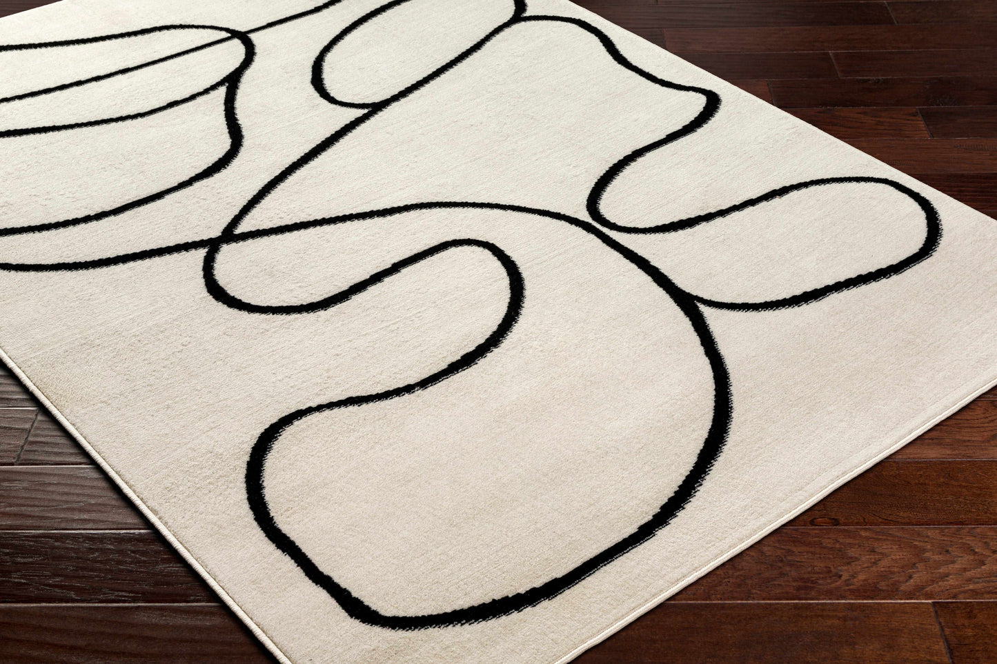 Eilir Modern Low Profile Boho Rug