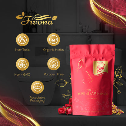 Yoni Steam Herbs | Premium Red | 1.76oz