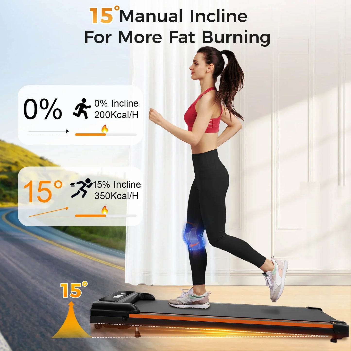 Walking Pad, Under Desk Treadmill HTM-120-ANEW