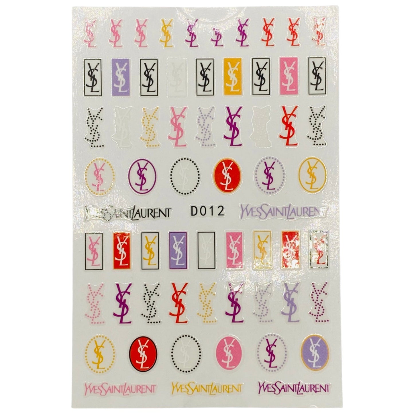 Decal Nail Sticker - D012
