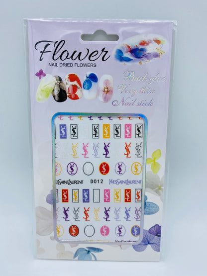 Decal Nail Sticker - D012