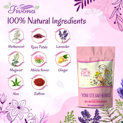 Yoni Steam Herbs | Pink Magic | 1.76oz