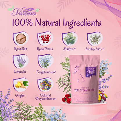 Yoni Steam Herbs | Premium Pink | 1.76oz