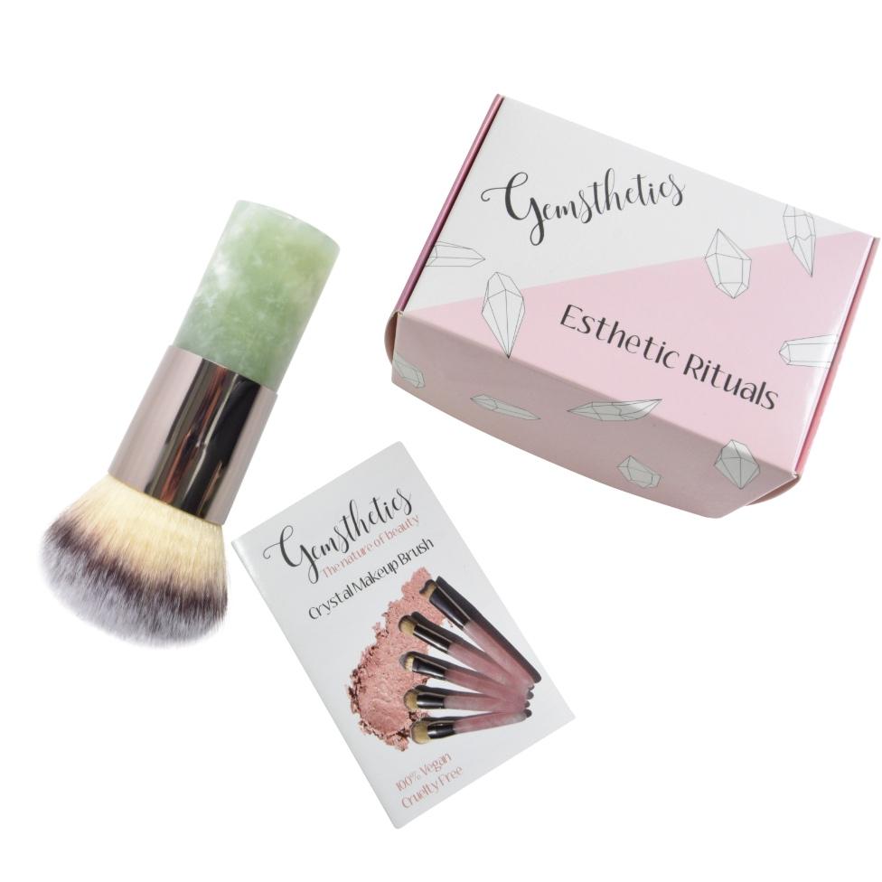 Jade Kabuki Makeup Brush