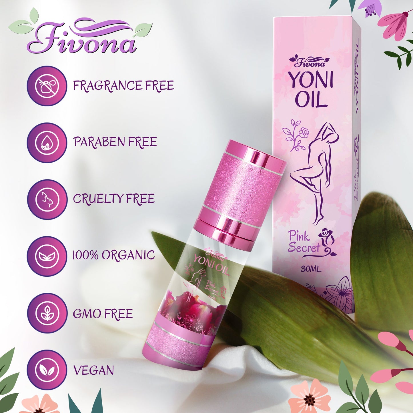 Yoni Oil | Pink Secret | 30ml