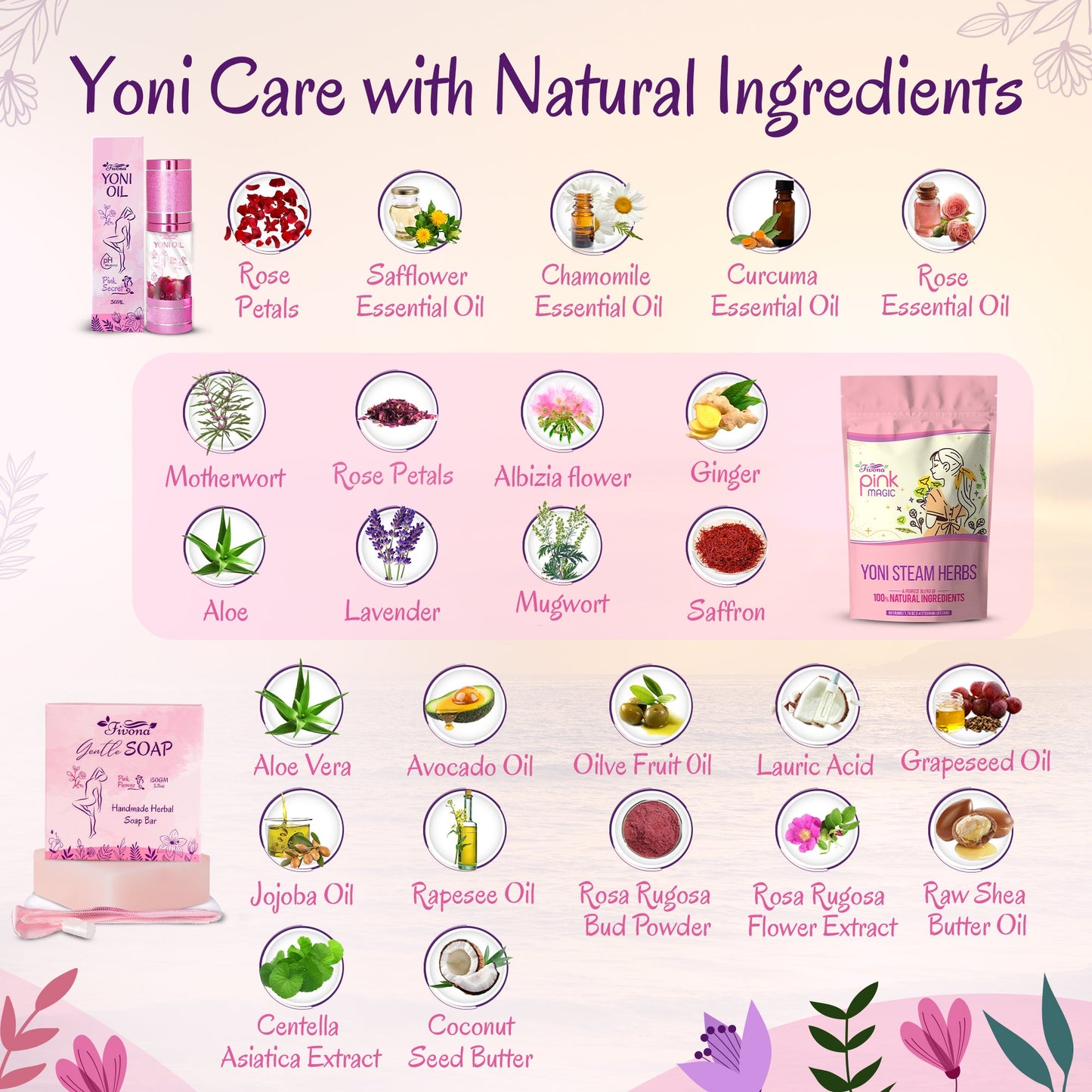 5 in 1 Yoni Care Kit
