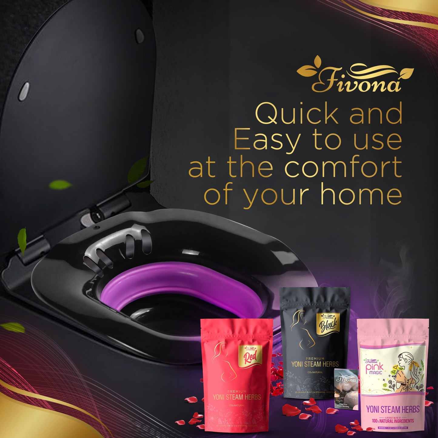 5 in 1 Yoni Steam Kit | Premium Edition