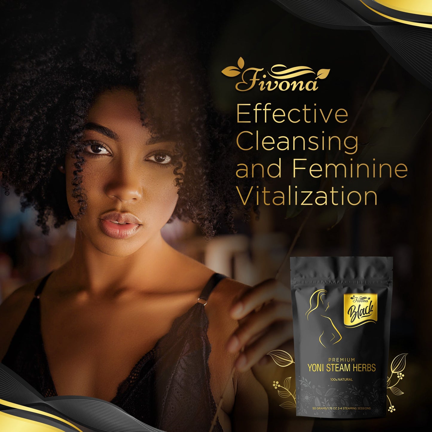 Yoni Steam Herbs | Premium Black | 1.76oz