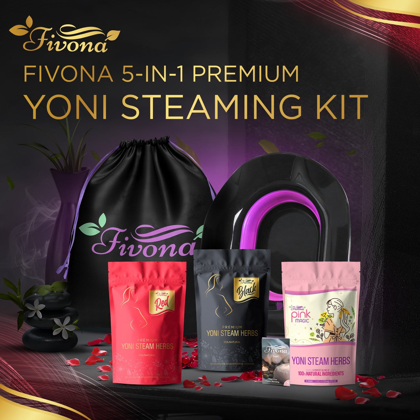 5 in 1 Yoni Steam Kit | Premium Edition