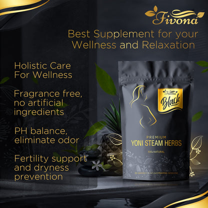 Yoni Steam Herbs | Premium Black | 1.76oz