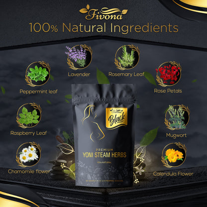 Yoni Steam Herbs | Premium Black | 1.76oz