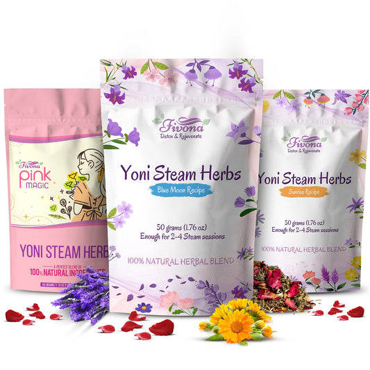 Set of 3 Yoni Steam Herbal Blends
