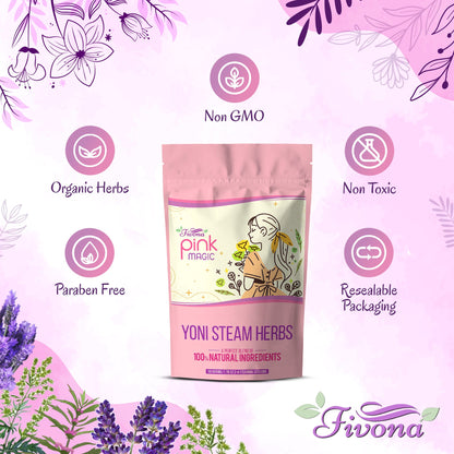 Yoni Steam Herbs | Pink Magic | 1.76oz