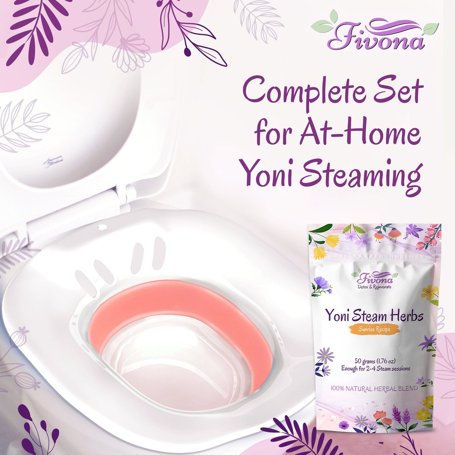2 in 1 Yoni Steaming Kit