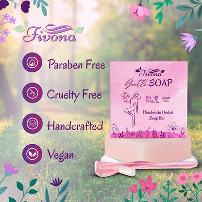 Gentle Yoni Soap | Pink Flower | 5.3oz