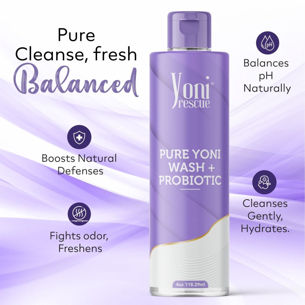 PURE - Yoni Wash + Probiotic