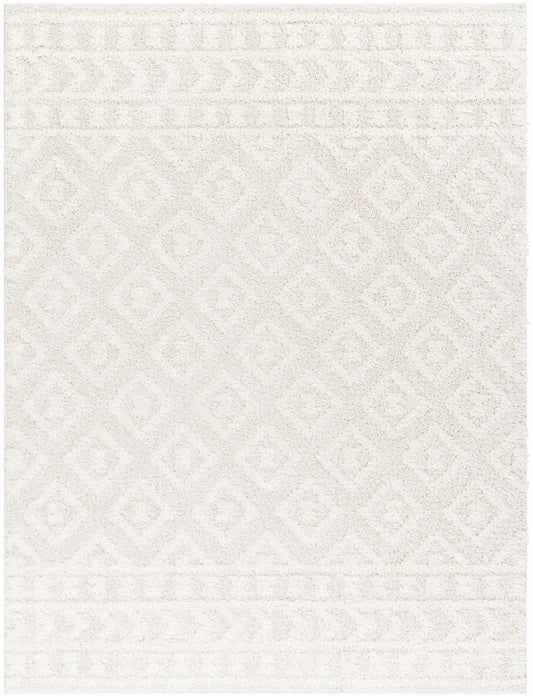 Eivin Cream Diamonds Plush Rug