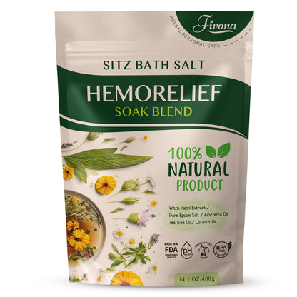 Fivona Hemorelief Sitz Bath Soak Blend | 14.1oz