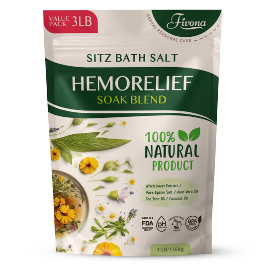 Fivona Sitz Bath Salt Hemorelief Soak Blend | 48oz